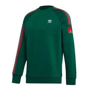 adidas Originals Men's Adicolor 3D Trefoil 3-Stripes Crewneck Sweatshirt XXL